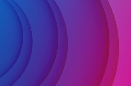 blue magenta pink circular curved lines