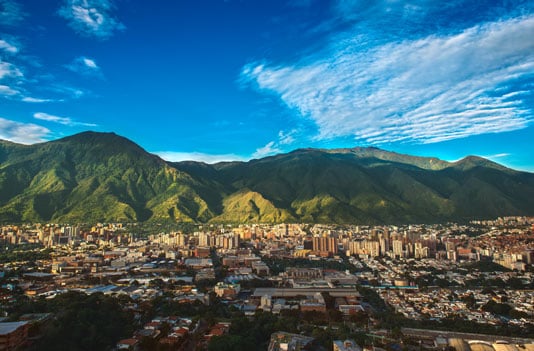 venezuela caracas cityscape